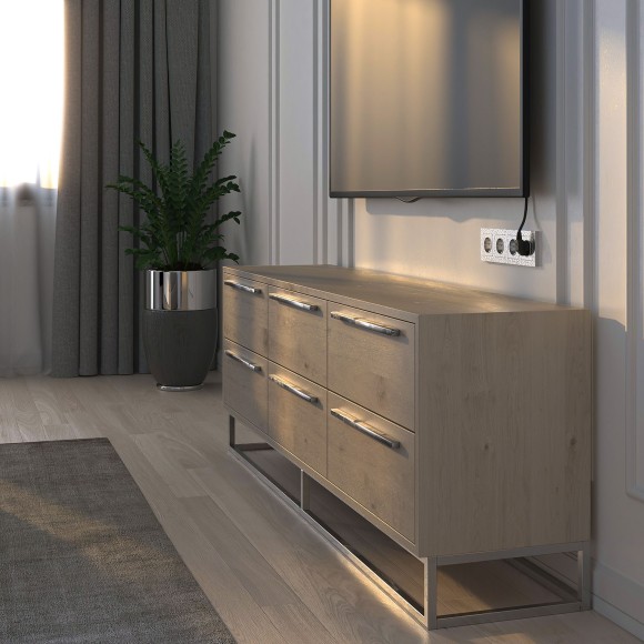 Рамка из поликарбоната на 4 поста Hammer серебряный W0042406 Рамка из поликарбоната на 4 поста Hammer серебряный W0042406