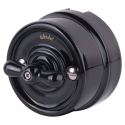 Переключатель/выключатель одноклавишный черный Ретро W5612008 Переключатель/выключатель одноклавишный черный Ретро W5612008