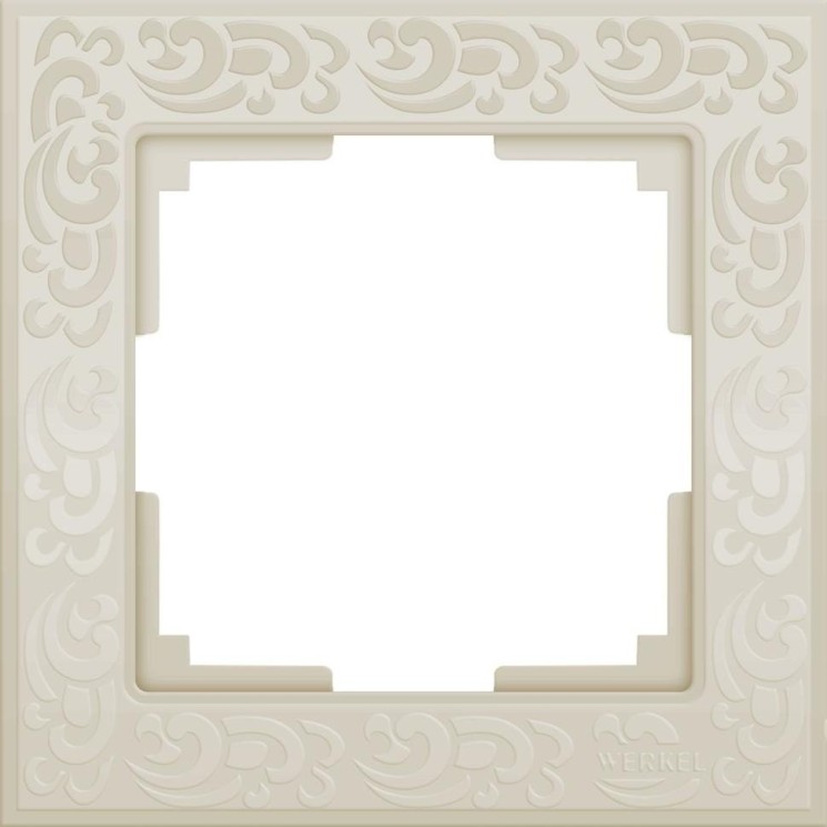 Рамка на 1 пост (слоновая кость) WL05-Frame-01-ivory