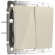 Выключатель двухклавишный проходной (слоновая кость) W1122003