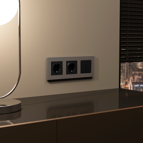 Выключатель жалюзи (черный матовый) W1124508