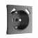 Накладка для розетки USB  (графит матовый) W1179564