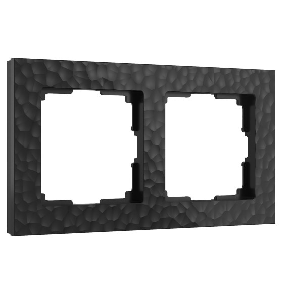 Рамка из поликарбоната на 2 поста Hammer черный W0022408 Рамка из поликарбоната на 2 поста Hammer черный W0022408