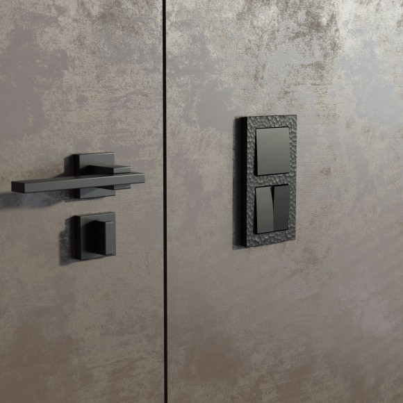 Рамка из поликарбоната на 2 поста Hammer черный W0022408 Рамка из поликарбоната на 2 поста Hammer черный W0022408