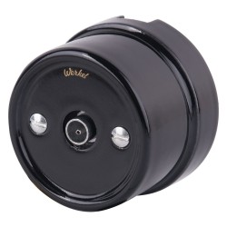 ТВ розетка  черный Ретро W5683008