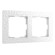 Рамка из поликарбоната на 2 поста Hammer белый W0022401 Рамка из поликарбоната на 2 поста Hammer белый W0022401