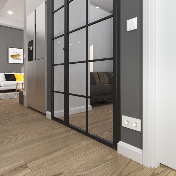 Рамка из поликарбоната на 2 поста Hammer белый W0022401 Рамка из поликарбоната на 2 поста Hammer белый W0022401