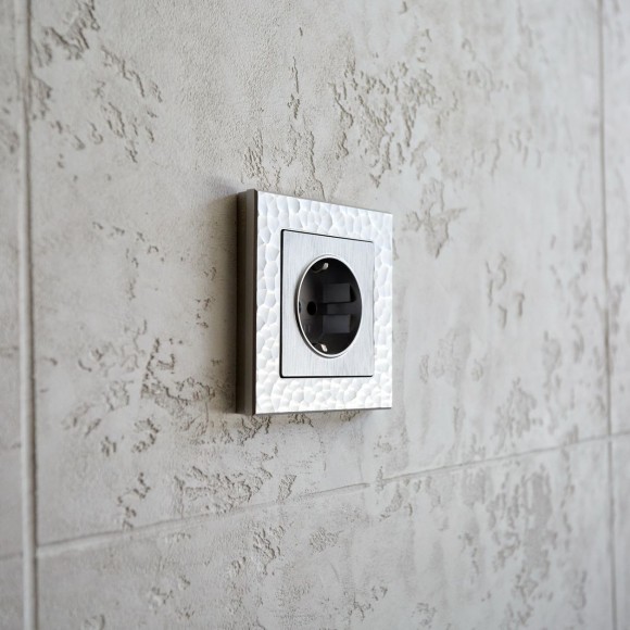 Рамка из поликарбоната на 1 пост Hammer серебряный W0012406