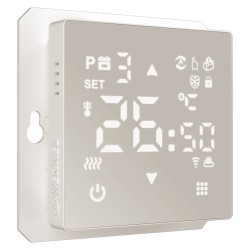 Умный сенсорный терморегулятор  для теплого пола дымчатый W1151217