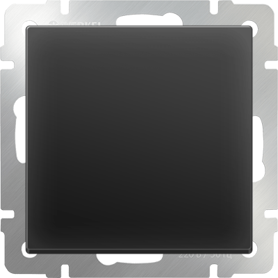 Выключатель одноклавишный (черный матовый) WL08-SW-1G Werkel Выключатель одноклавишный (черный матовый) WL08-SW-1G Werkel