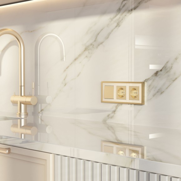 Клавиша для выключателя перекрестного (шампань) W1119011