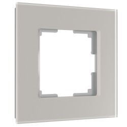 Рамка из стекла на 1 пост Senso дымчатый soft-touch W0013117