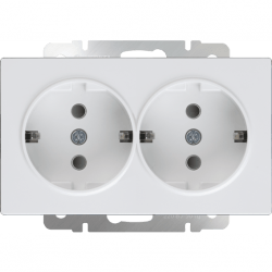Розетка телефонная RJ-11 и Еthernet RJ-45 (cеребряный рифленый) WL09-RJ11-45