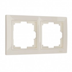 Рамка на 2 поста (слоновая кость, basic) WL03-Frame-02 Werkel Рамка на 2 поста (слоновая кость, basic) WL03-Frame-02 Werkel