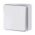 Выключатель одноклавишный проходной Gallant белый W5012001