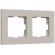 W0022917/ Рамка на 2 поста Slab (дымчатый софт) W0022917