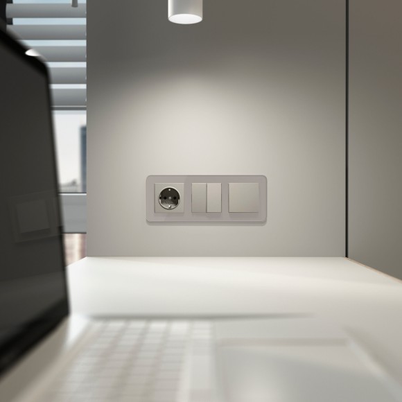 Клавиша для выключателя перекрестного (дымчатый) W1219004