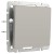 Выключатель одноклавишный проходной (дымчатый) W1212004