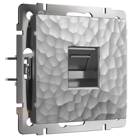 Розетка Ethernet RJ-45 (Hammaer серебряный) W1281006