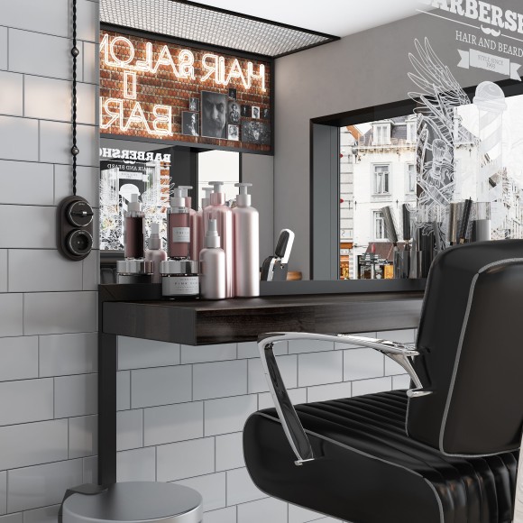 Выключатель на 4 положения двухклавишный Vintage черный матовый/хром W5822051