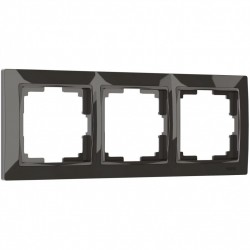Рамка на 3 поста (серо-коричневый, basic) WL03-Frame-03 Werkel Рамка на 3 поста (серо-коричневый, basic) WL03-Frame-03 Werkel