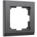 Рамка из поликарбоната на 1 пост Stark графит матовый W0011864