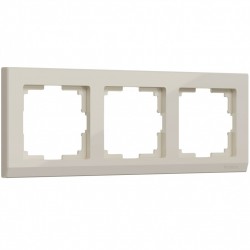Рамка на 3 поста (слоновая кость) WL04-Frame-03-ivory Werkel Рамка на 3 поста (слоновая кость) WL04-Frame-03-ivory Werkel