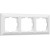 Рамка из пластика на 3 поста Fiore белый W0032201
