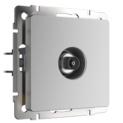 W1183006/ ТВ-розетка оконечная (серебряный) W1183006 W1183006/ ТВ-розетка оконечная (серебряный) W1183006