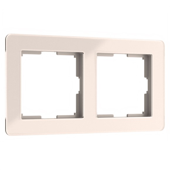 Рамка из акрила на 2 поста Acrylic айвори W0022743 Рамка из акрила на 2 поста Acrylic айвори W0022743