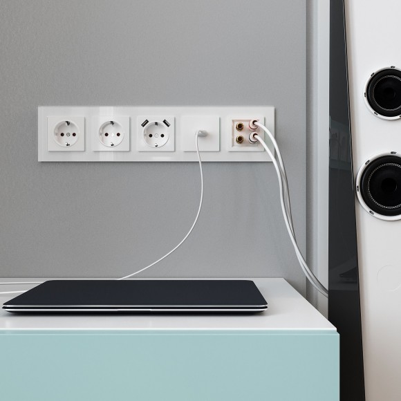 Розетка HDMI (белый) W1186001 Розетка HDMI (белый) W1186001