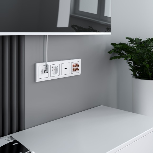 Розетка HDMI (белый) W1186001 Розетка HDMI (белый) W1186001