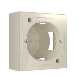 Коробка для накладного монтажа слоновая кость W8000003