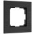 Рамка из металла на 1 пост АluMax черный алюминий W0013508