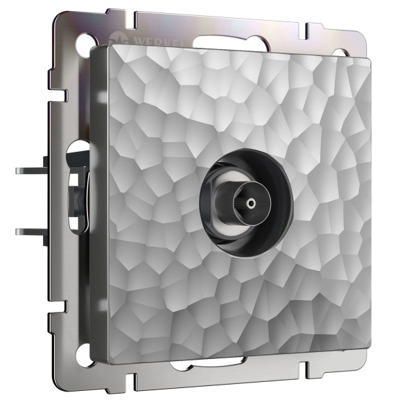 ТВ-розетка оконечная (Hammaer серебряный) W1283006