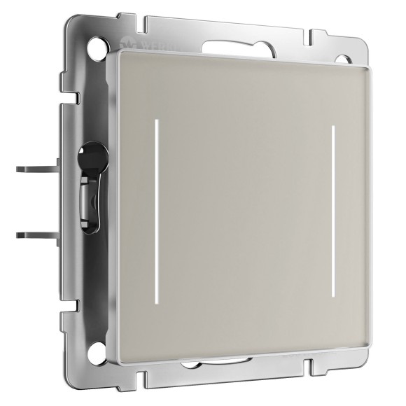 Умный сенсорный выключатель двухклавишный (дымчатый) W4523641