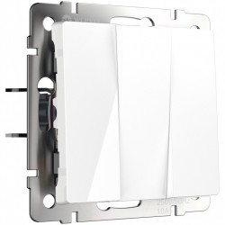 Выключатель трехклавишный (белый) WL01-SW-3G Werkel Выключатель трехклавишный (белый) WL01-SW-3G Werkel