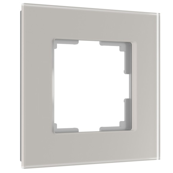 Рамка из стекла на 1 пост Senso дымчатый soft-touch W0013117