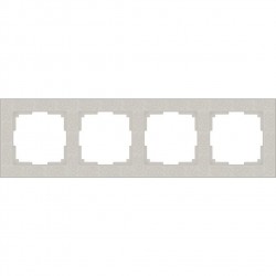 Рамка на 4 поста (слоновая кость) WL05-Frame-04-ivory Werkel Рамка на 4 поста (слоновая кость) WL05-Frame-04-ivory Werkel