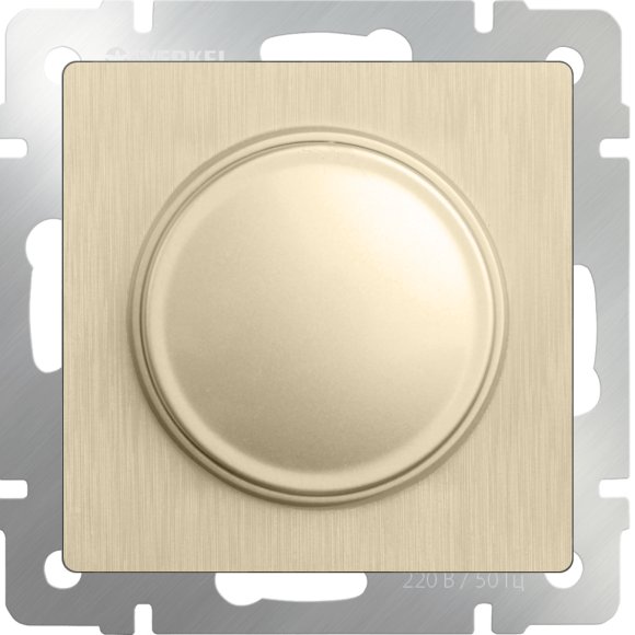 Диммер (шампань рифленый) WL10-DM600 Werkel