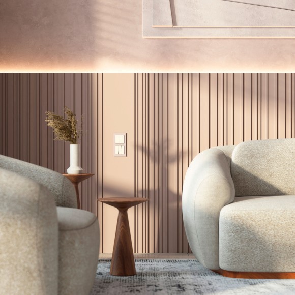 Выключатель трехклавишный (слоновая кость) W1130003