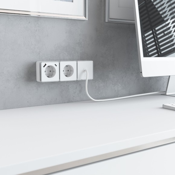 Вывод кабеля Gallant белый W5050201