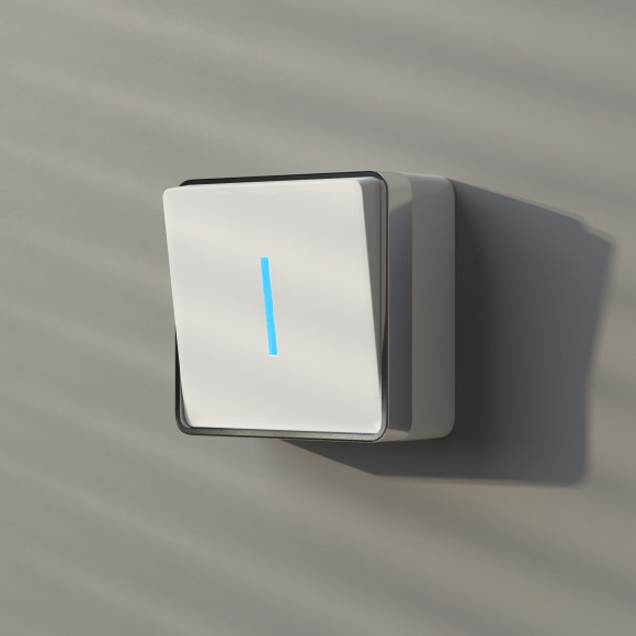 Выключатель одноклавишный с подсветкой Gallant белый W5010101 Выключатель одноклавишный с подсветкой Gallant белый W5010101