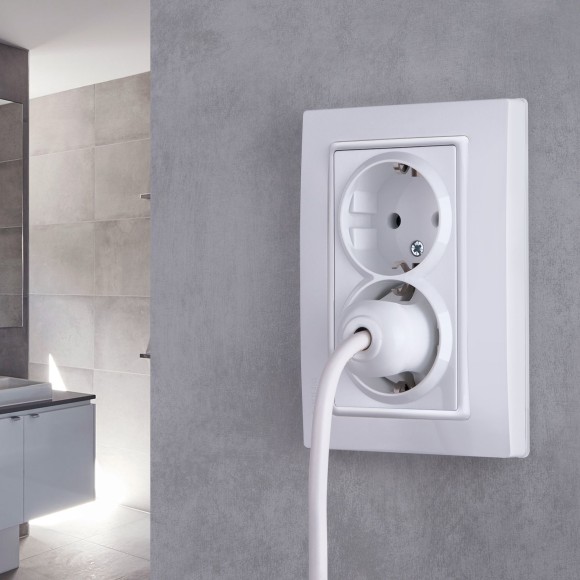 Рамка из поликарбоната для двойной розетки Snabb Basic белый W0082001 Рамка из поликарбоната для двойной розетки Snabb Basic белый W0082001