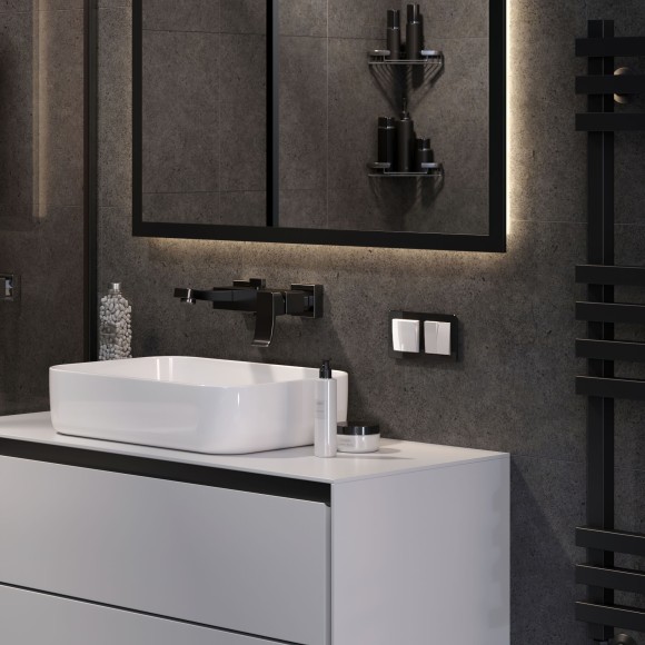 Рамка из акрила на 2 поста Acrylic черный W0022708 Рамка из акрила на 2 поста Acrylic черный W0022708