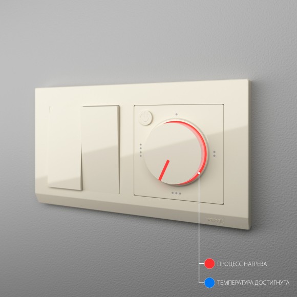 Терморегулятор электромеханический для теплого пола (слоновая кость) W1151103 Терморегулятор электромеханический для теплого пола (слоновая кость) W1151103