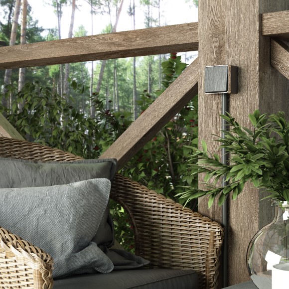 Выключатель одноклавишный влагозащищенный Gallant графит рифленый W5010204 Выключатель одноклавишный влагозащищенный Gallant графит рифленый W5010204