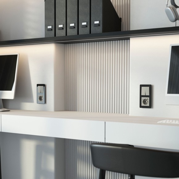 Выключатель двухклавишный (дымчатый) W1220004 Выключатель двухклавишный (дымчатый) W1220004