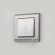 Выключатель одноклавишный с подсветкой (глянцевый никель) W1110102 Выключатель одноклавишный с подсветкой (глянцевый никель) W1110102
