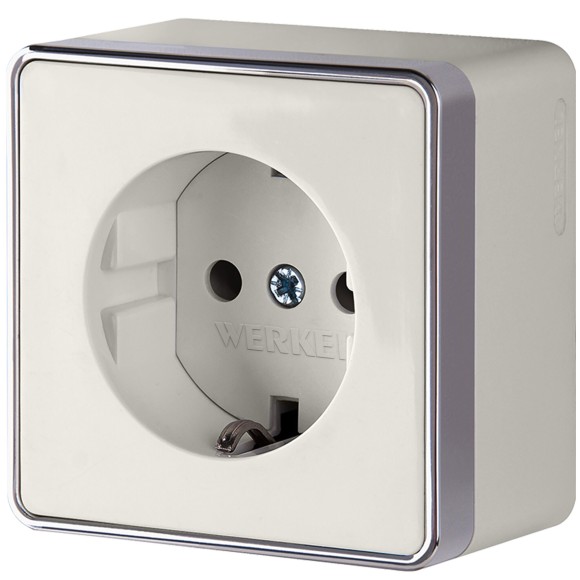 Розетка с заземлением Gallant слоновая кость W5071003 Розетка с заземлением Gallant слоновая кость W5071003